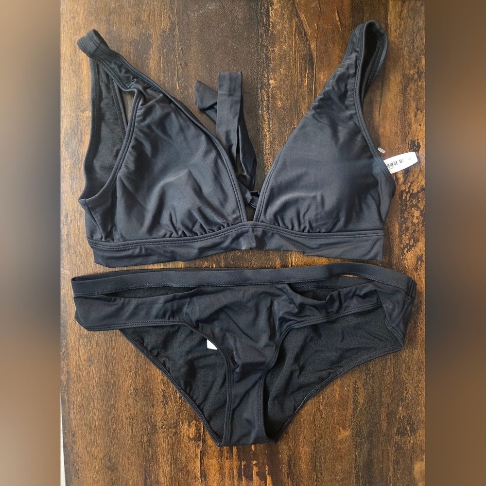 NWT Adore Me Black Bikini Set